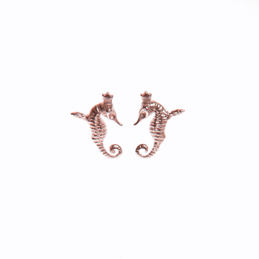 Earrings Mini Hippocamp Rose Gold