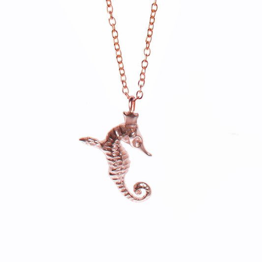 Necklace Mini Hippocamp Rose Gold
